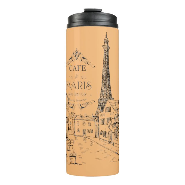 Garrafa Térmica Copo Térmico Cafe Paris (Frente)
