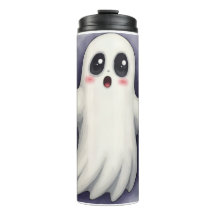 Copo Térmico de Halloween Fantasma Assustador