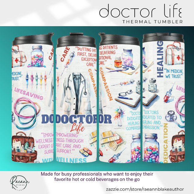 Garrafa Térmica Copo Térmico Doctor Life (Criador carregado)