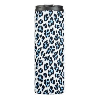Garrafa Térmica Copo Térmico Elegância Leopardo da Neve