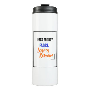 Garrafa Térmica Copo Térmico Fast Money Fades   Para Investidor