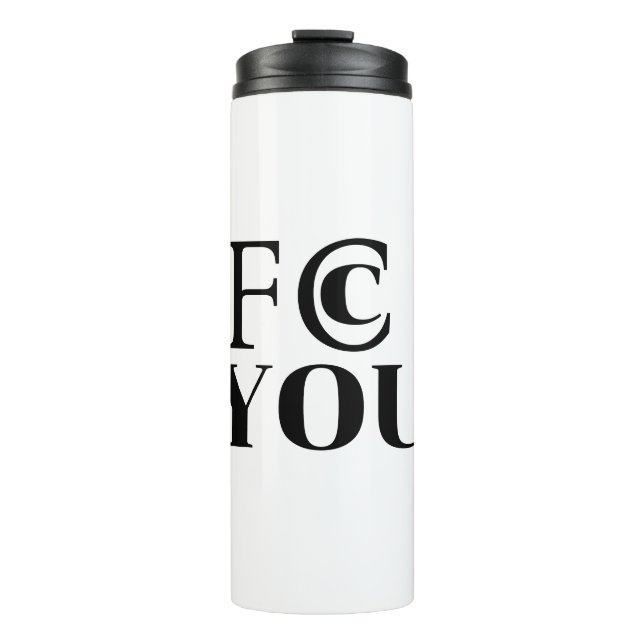 Garrafa Térmica Copo Térmico FCC YOU (Frente)