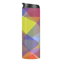 Garrafa Térmica Copo Térmico Geométrico Leve - Tumbler