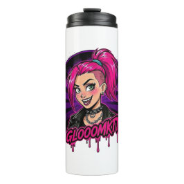 Garrafa Térmica Copo Térmico Gloomkitty