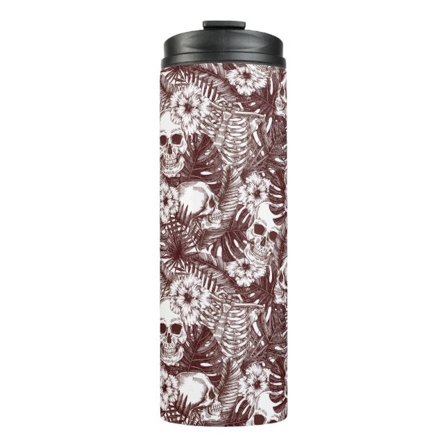 Garrafa Térmica Copo Térmico Jungle Skulls (Frente)