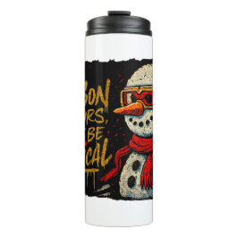 Garrafa Térmica Copo Térmico Mágico Snow-Bro Funky Natal