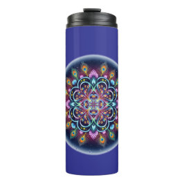 Garrafa Térmica Copo Térmico Mandala Cósmica
