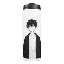 Copo Térmico Menino Anime Minimalista