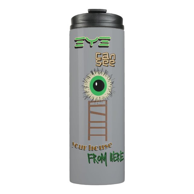 Garrafa Térmica Copo Térmico Olho que Tudo Vê (Frente)