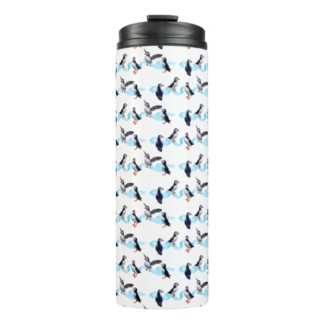 Garrafa Térmica Copo Térmico Puffin Party (escolha a cor) (Frente)