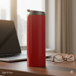 Garrafa Térmica Copo Térmico Vermelho Profundo e Elegante para Beb
