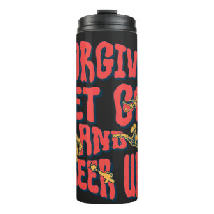 Garrafa Térmica Copo TUMBLER VIAJAR/COZINHA PERDOE DEIXE IR ANIMAR