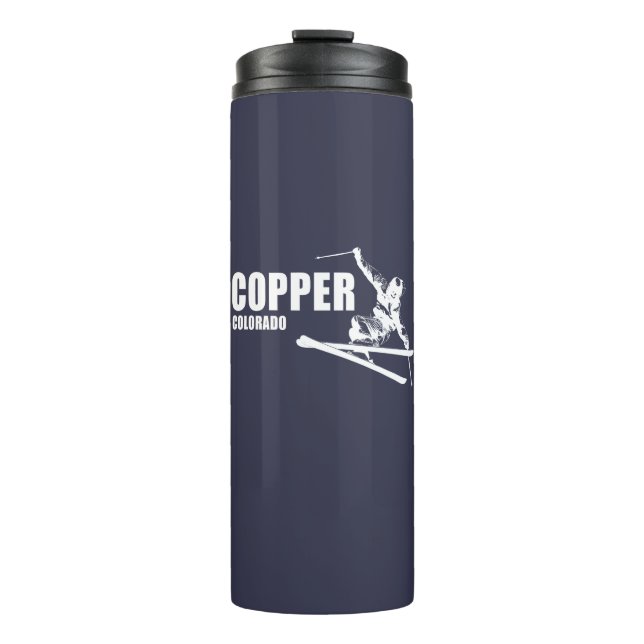 Garrafa Térmica Copper Mountain Colorado Skier (Frente)