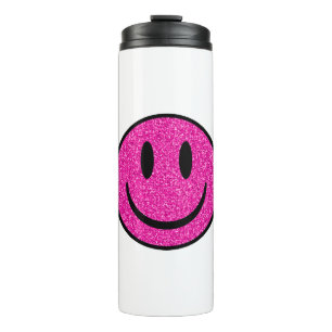 Garrafa Térmica Cor-de-rosa - Sorriso brilhante