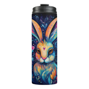 Garrafa Térmica Corações do Sonho do namorados: Coelhinho do Arco-