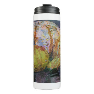 Garrafa Térmica Cordas e Abóbora Tumbler Térmico