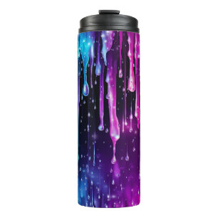 Garrafa Térmica Cores de gotejamento - Tumbler térmico