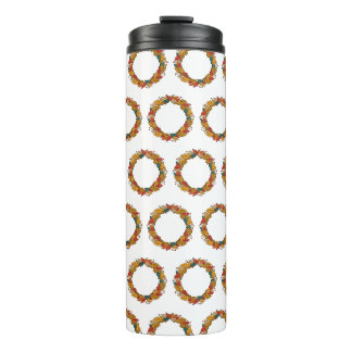 Garrafa Térmica Coroa de Folhas de Outono Circular
