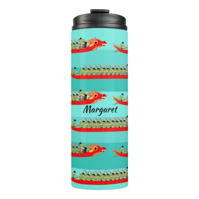 Garrafa Térmica Corrida de Barcos Dragões (Frente)