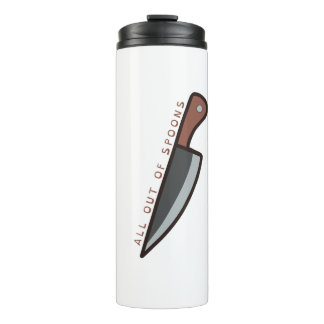 Garrafa Térmica Cortar todas as colheres de desenho animado com kn