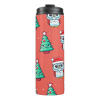 Coruja de Natal Santa Claus