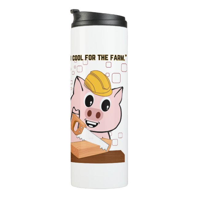 Garrafa Térmica cota do carpinteiro (Rotação à direita)