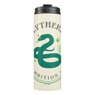 Garrafa Térmica CRACHÁ de Orgulho Cobra Verde SLYTHERIN™