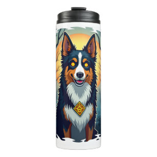 Garrafa Térmica Crawlar de Collie Amaldiçoado