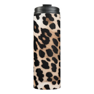 Garrafa Térmica Creme Black Lepard