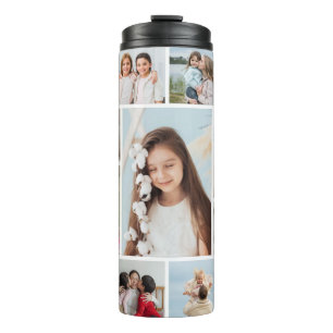 Garrafa Térmica Crie Sua Própria Colagem De Fotos 13