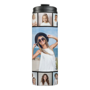 Garrafa Térmica Crie Sua Própria Colagem De Fotos 17