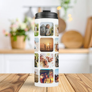 Garrafa Térmica Crie sua própria coleção de fotos personalizada 20