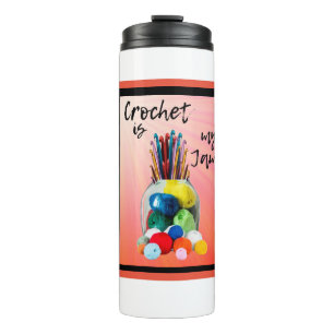 Garrafa Térmica Crochet é o meu Tumbler Térmico Jam