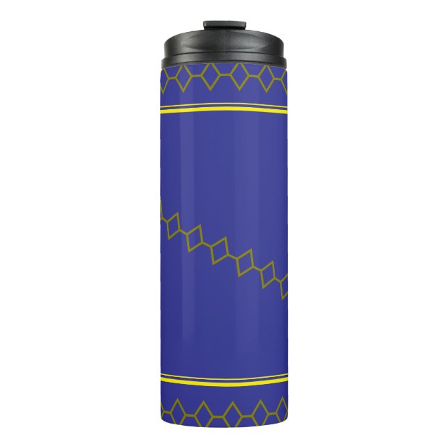 Garrafa Térmica Crown Blue Vibe (Frente)