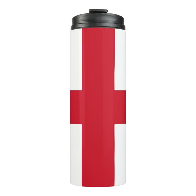 Garrafa Térmica Cruz das Ruas George ~ Flag da Inglaterra (Frente)