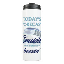 Cruzin' e Bebendo Caneca Térmica Divertida para Cr