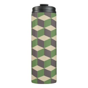 Garrafa Térmica Cubos Retro