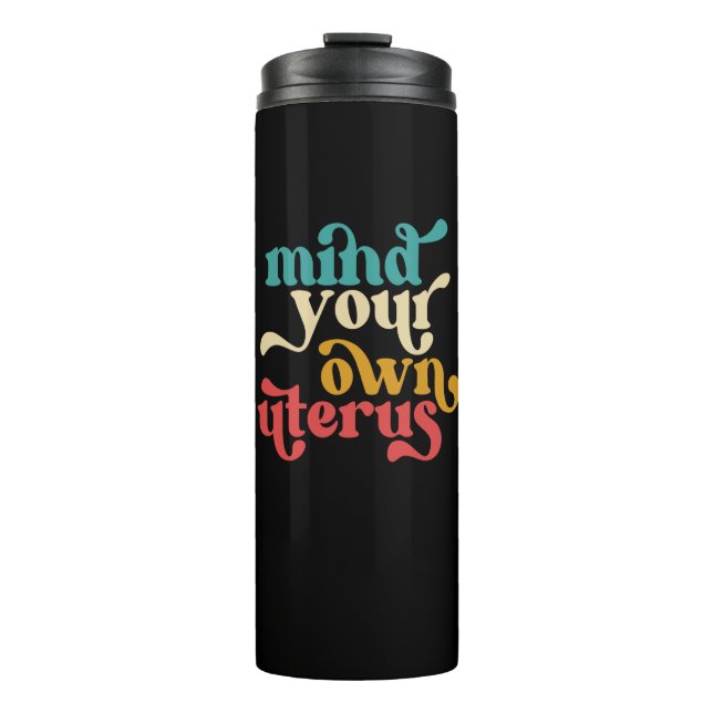 Garrafa Térmica Cuide do seu útero (Frente)