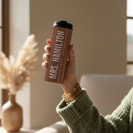 Garrafa Térmica Custom Anniversary Tumbler for Husband and Wife