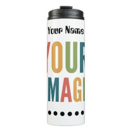 Garrafa Térmica Custom Logo Here | Add Your Own Design
