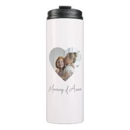 Garrafa Térmica Custom Name & Photo | Personalized Thermal Tumbler