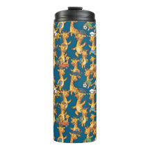 Cute Cartoon Giraffe Roles Seamless Pattern Art