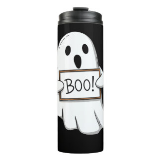 Garrafa Térmica Cute Ghostly BOO Fun