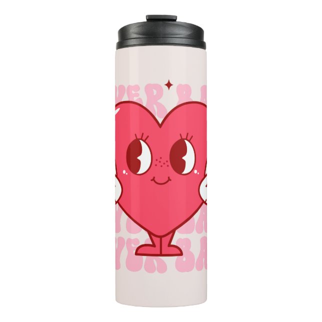 Garrafa Térmica Cute Lover Babe Heart (Frente)