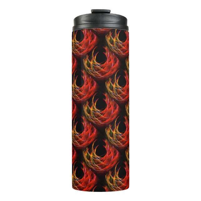 Garrafa Térmica Cute Modern Boho Elegant Abstract Art Pattern #503 (Frente)