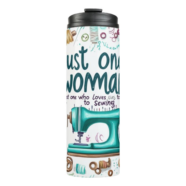 Garrafa Térmica Cute Sewing Tumbler (Frente)