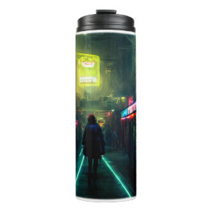 Garrafa Térmica Cyberpunk Street Thermal Tumbler