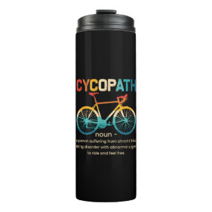 Garrafa Térmica Cycopath Funny Cycling para Ciclistas e Bikers