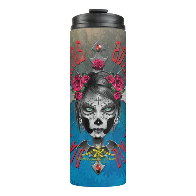 Garrafa Térmica D.D.L.M. La Catrina (Frente)