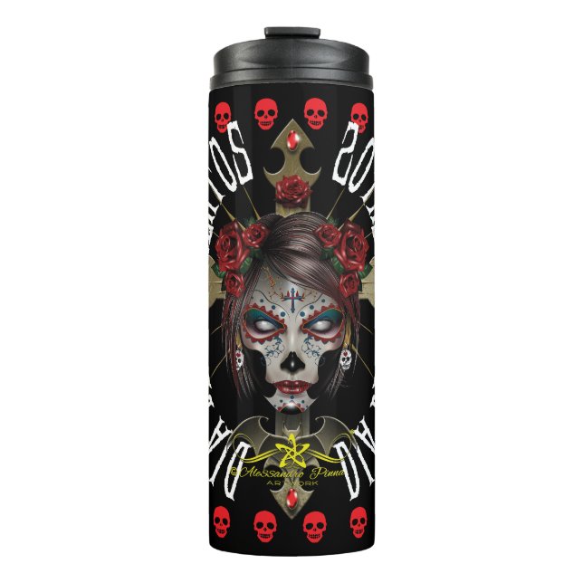 Garrafa Térmica D.D.L.M. La Catrina (Frente)